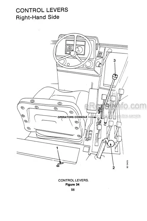 Photo 4 - David Brown 1690 Operators Manual 4WD Turbo Tractor