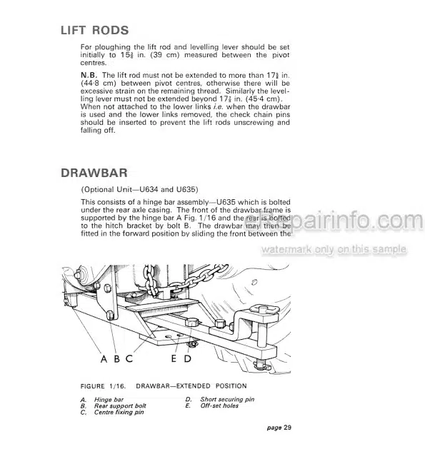 Photo 6 - David Brown 770A 770B Selectamic Livedrive Instruction Book Tractor