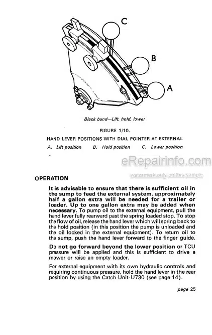 Photo 3 - David Brown 780 Instruction Book Selectamic Livedrive Tractor