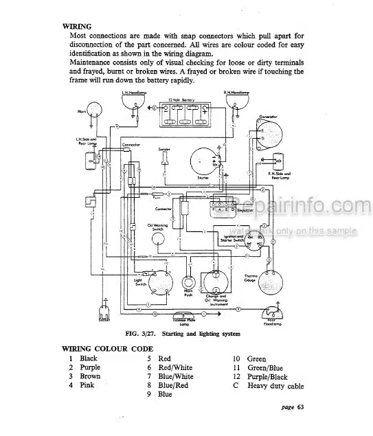 Photo 5 - David Brown 880 Implematic Instruction Book Tractor