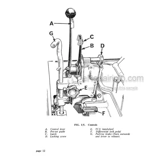 Photo 6 - David Brown 850 880 990 Implematic Livedrive Instruction Book Tractor