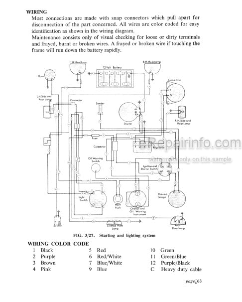 Photo 5 - David Brown 880 Operators Manual Diesel Tractor