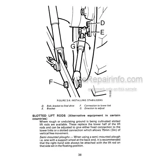 Photo 11 - David Brown 885 885N Operators Manual Tractor