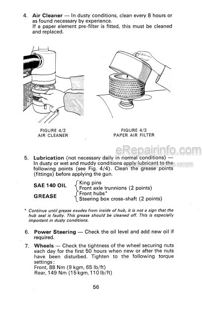 Photo 9 - David Brown 885 Operating And Maintenance Manual Tractor