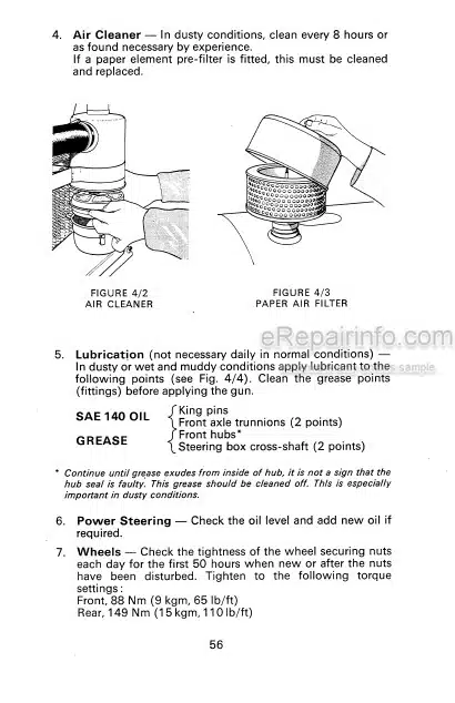 Photo 9 - David Brown 885 Operating And Maintenance Manual Tractor