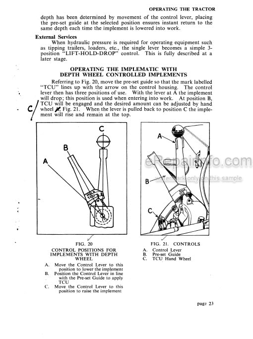 Photo 10 - David Brown 950 Instruction Book Implematic Livedrive Tractor