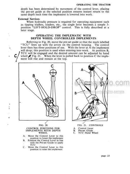 Photo 7 - David Brown 990 995 996 990 Supplement And Operating Maintenance Tractor