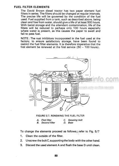 Photo 11 - David Brown 990 995 996 990 Supplement And Operating Maintenance Tractor