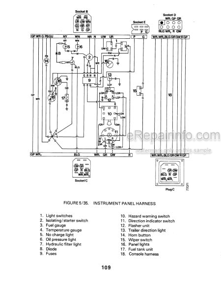 Photo 3 - David Brown 990 995 996 Operators Manual Tractor With Quiet Cab