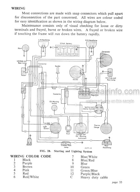 Photo 4 - David Brown 990 Maintenance Book Diesel Tractor