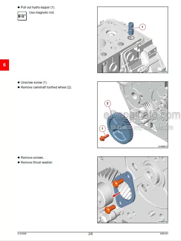 Photo 1 - Deutz D2008 D2009 Workshop Manual Engine