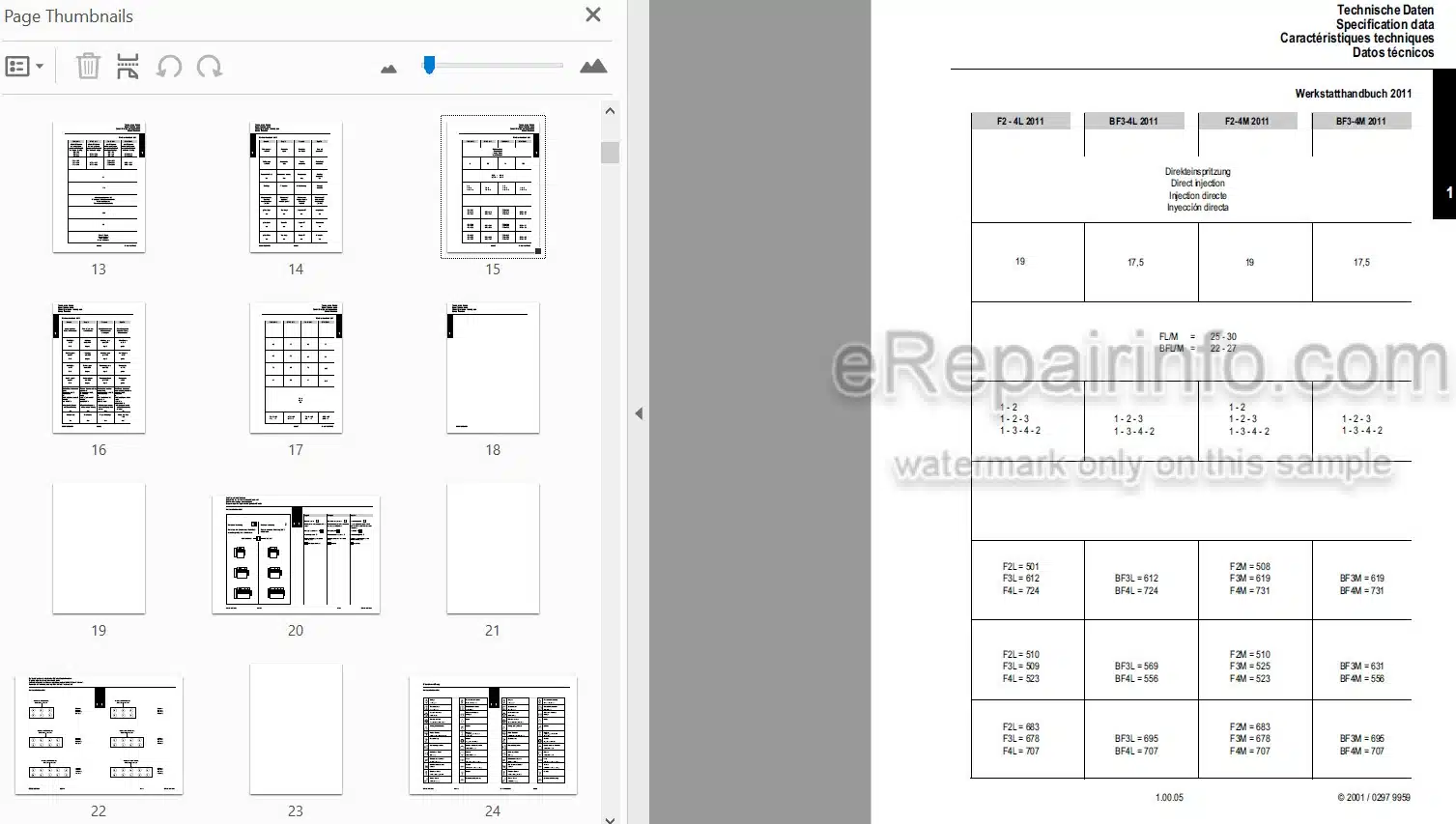 Photo 3 - Deutz F2-4L BF3-4L F2-4M BF-4M Workshop Manual Engine