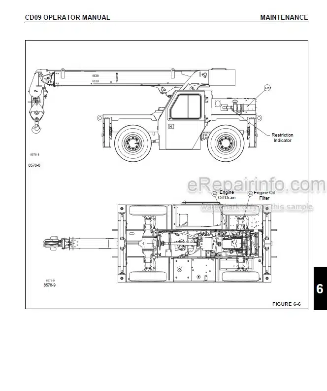 Photo 5 - Grove CD09 Supplement And Operators Manual Crane