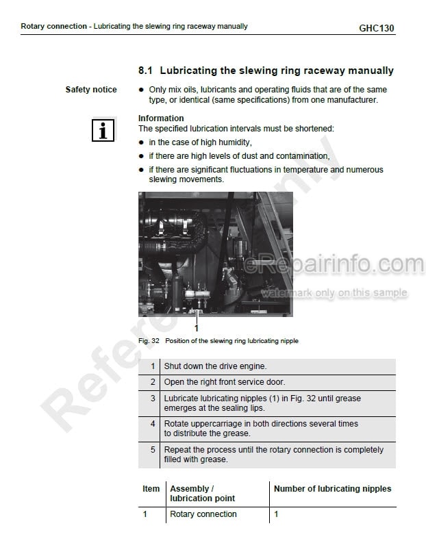 Photo 13 - Grove GHC130 Maintenance Manual Telescopic Crane