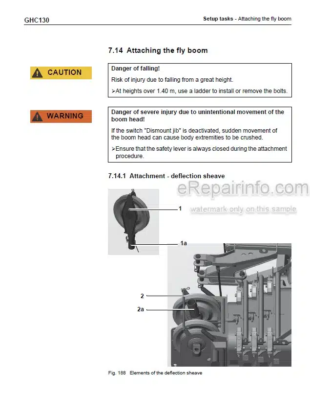 Photo 5 - Grove GHC130 Operating Manual Telescopic Crane