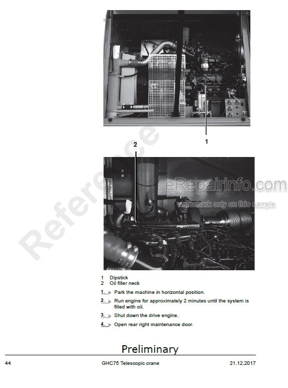 Photo 7 - Grove GHC75 Maintenance Instructions Telescopic Crane