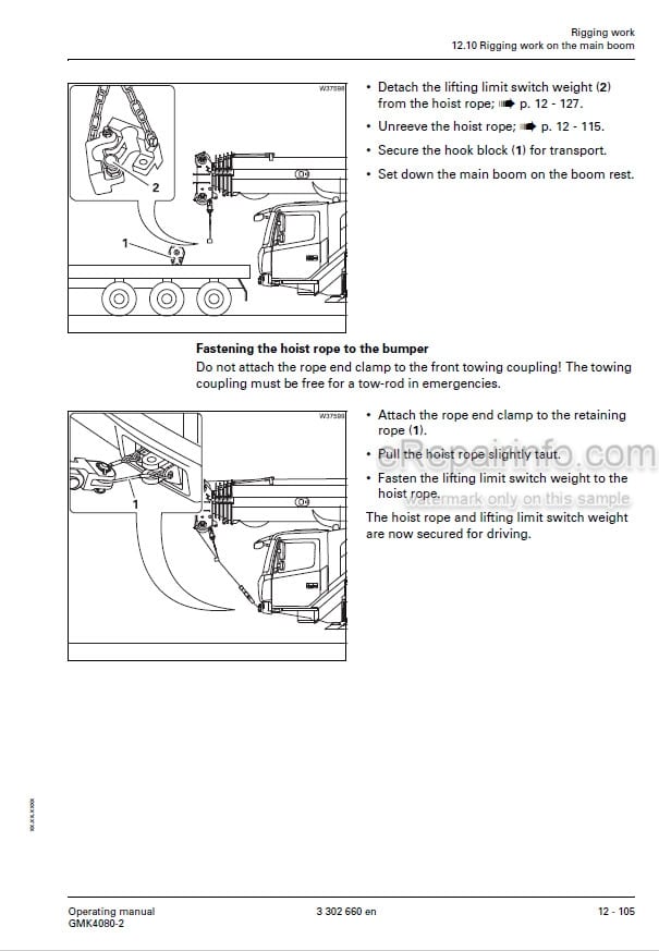 Photo 1 - Grove GMK4080-2 Operating Manual Crane