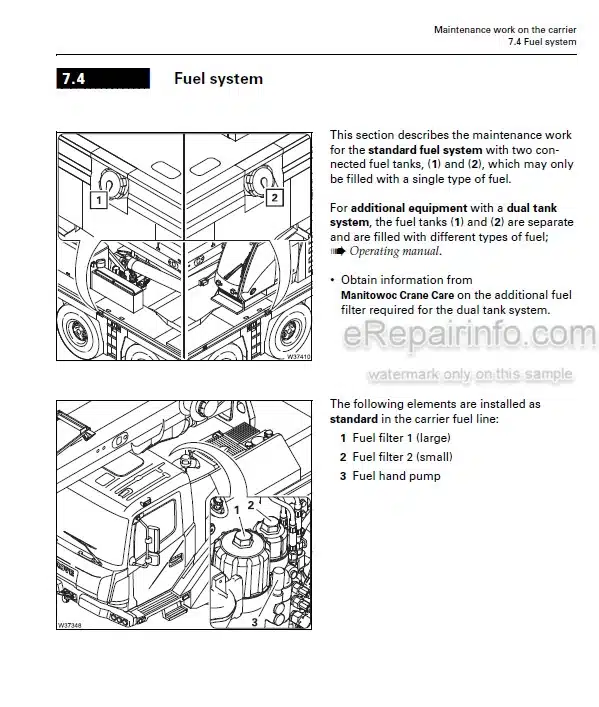 Photo 2 - Grove GMK4090 Maintenance Manual Crane