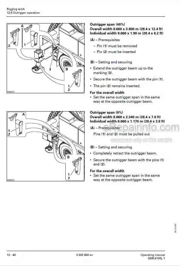 Photo 7 - Grove GMK4100L-1 Operating Manual Crane 3302690