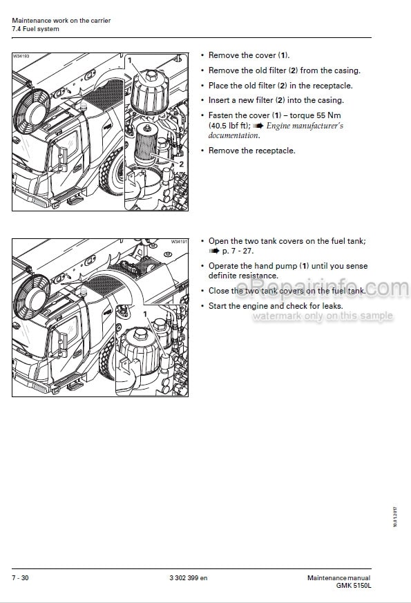 Photo 8 - Grove GMK5150L Maintenance Manual Crane