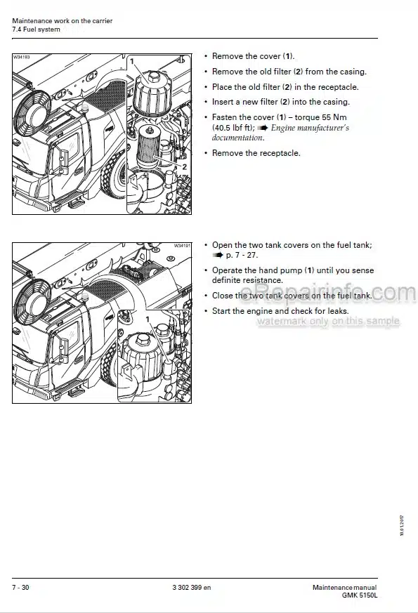 Photo 4 - Grove GMK5150L Maintenance Manual Crane