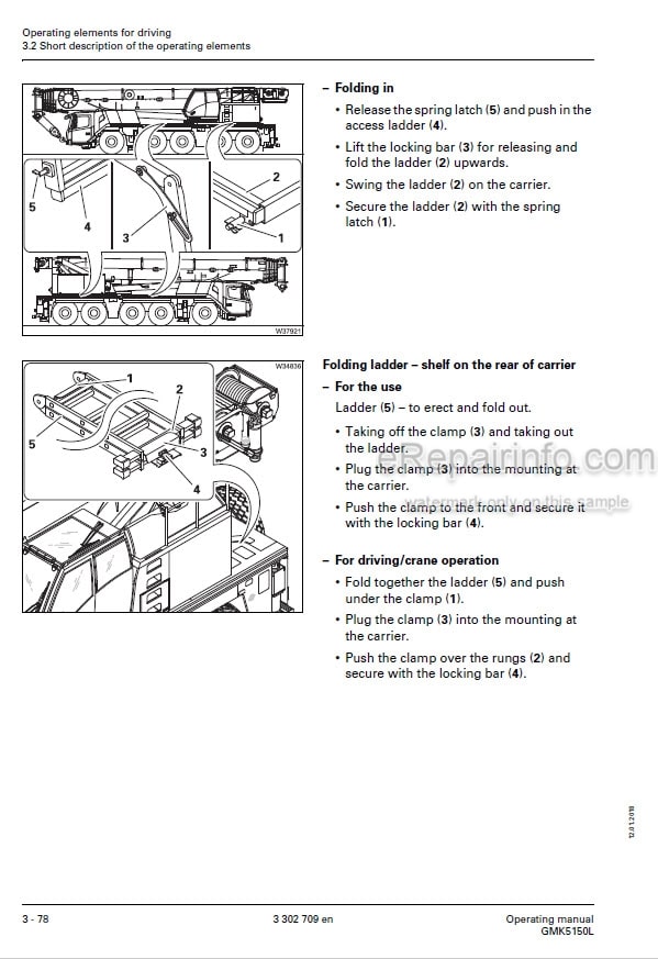 Photo 6 - Grove GMK4100L-1 Operating Manual Crane 3302690