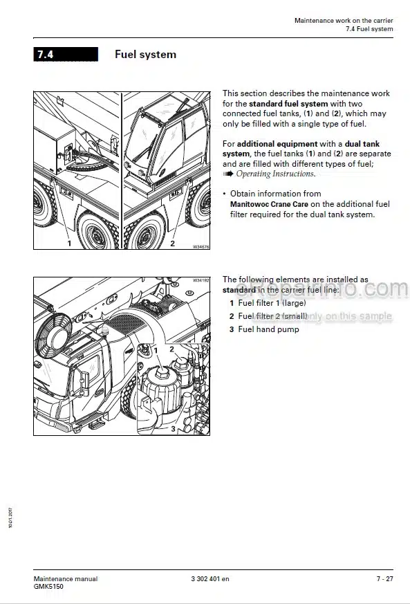 Photo 7 - Grove GMK4090 Operating Manual Crane