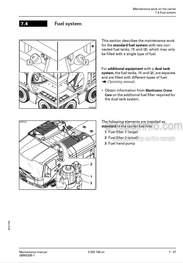 Photo 13 - Grove GMK5200-1 Maintenance Manual Crane