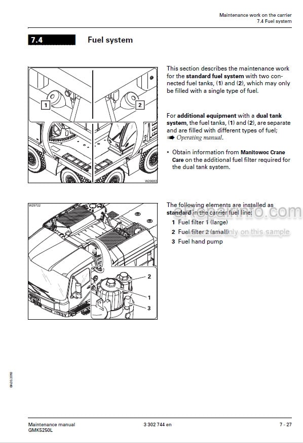 Photo 12 - Grove GMK5250L Maintenance Manual Crane