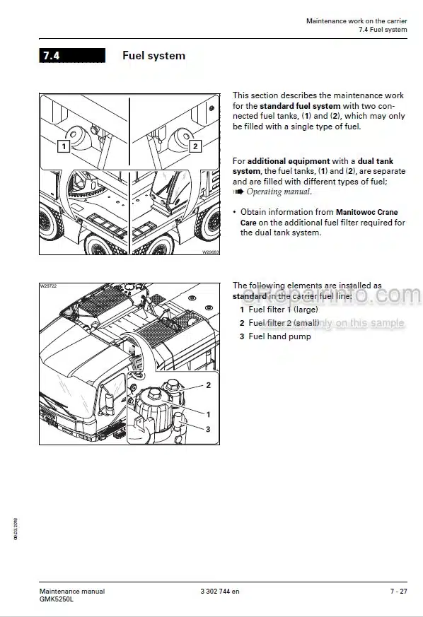 Photo 11 - Grove GMK5250L Maintenance Manual Crane