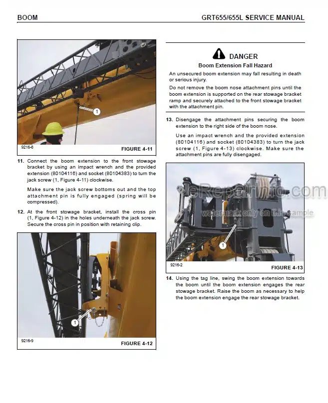 Photo 9 - Grove GRT655 GRT655L Service Manual Crane