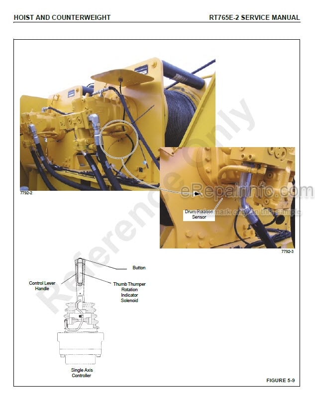 Photo 12 - Grove RT765E-2 Service Maintenance Manual Crane