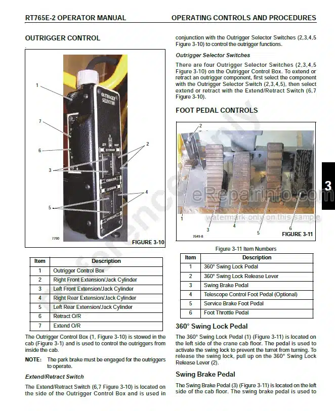 Photo 6 - Grove RT530E-2 Supplement And Operators Manual Crane