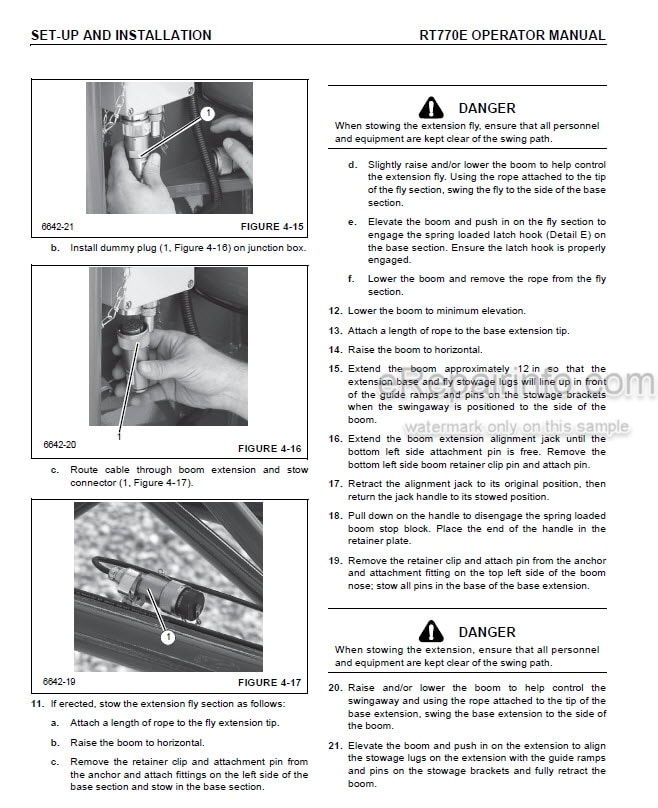 Photo 1 - Grove RT770E Operators Manual Crane