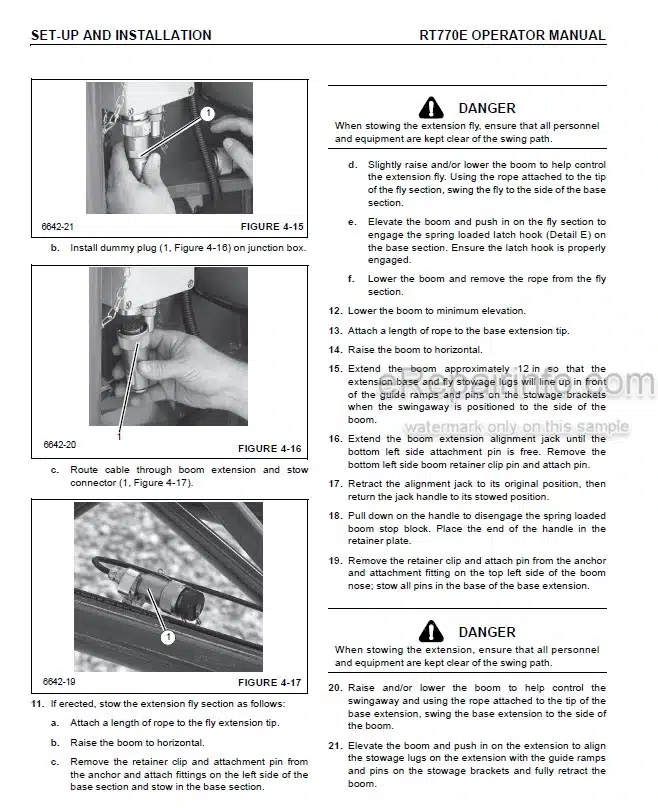 Photo 9 - Grove RT770E Operators Manual Crane