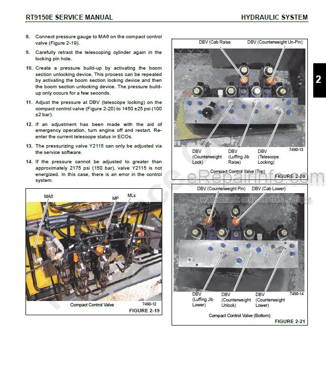 Photo 12 - Grove RT9150E Service Maintenance Manual Crane