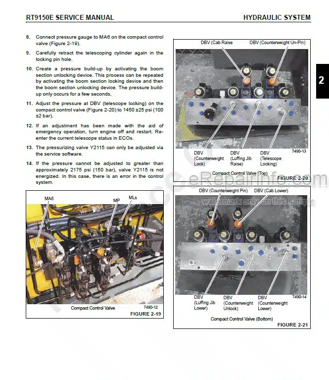 Photo 6 - Grove RT9150E Service Maintenance Manual Crane