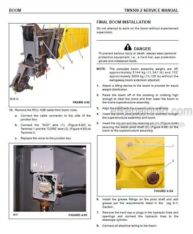 Photo 10 - Grove TMS500-2 Service Manual Crane CTRL673-02