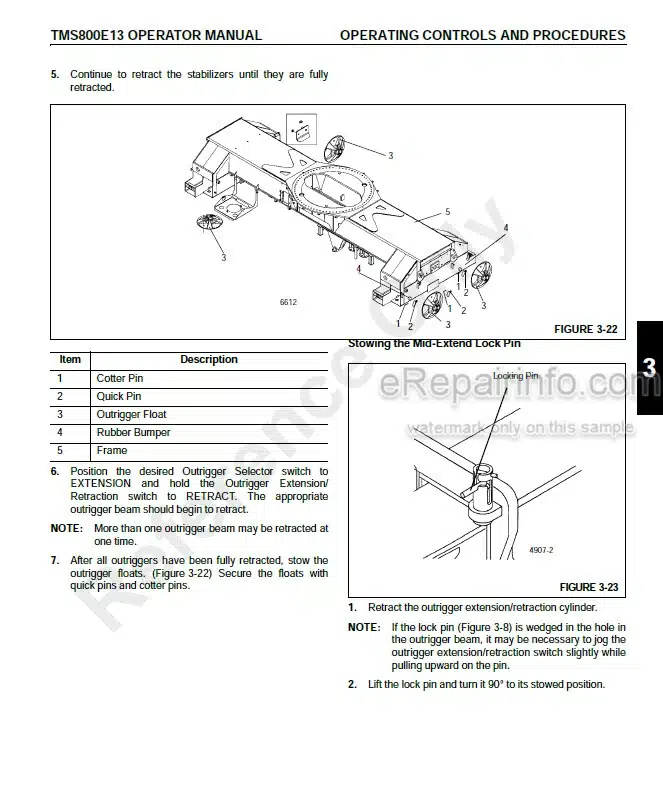 Photo 3 - Grove TMS800E13 Supplement And Operators Manual Crane