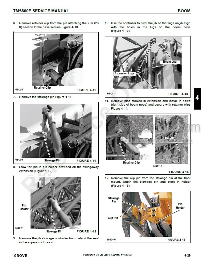 Photo 7 - Grove Shuttlelift CD5540F YB5515 Service Manual Crane