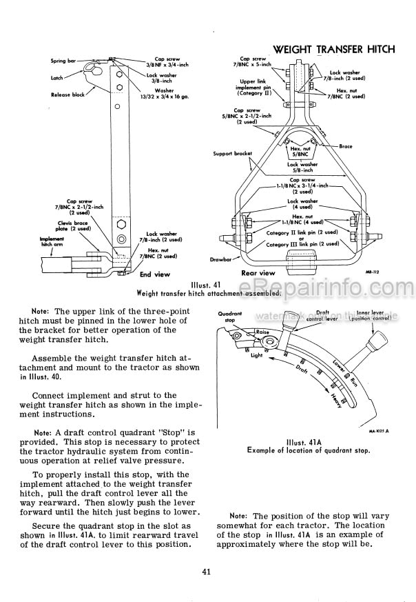 Photo 4 - International 1468 Operators Manual Diesel Tractor