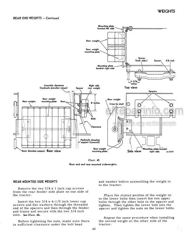 Photo 4 - International 4100 Operators Manual Tractor