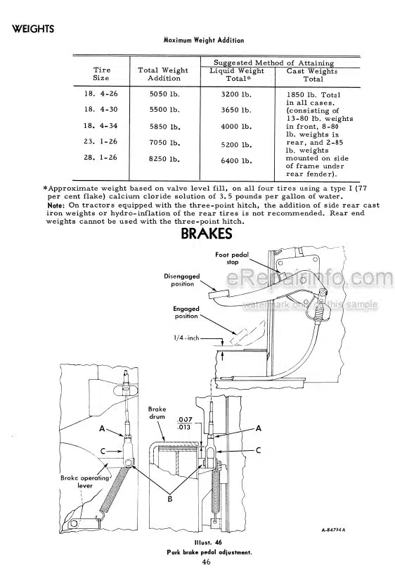 Photo 3 - International 4156 Operators Manual Tractor