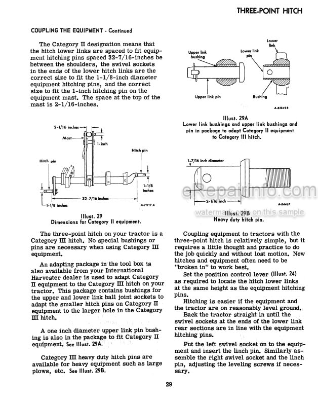 Photo 4 - International 4166 Operators Manual Tractor