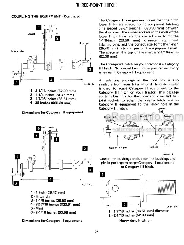 Photo 4 - International 4186 Operators Manual Tractor