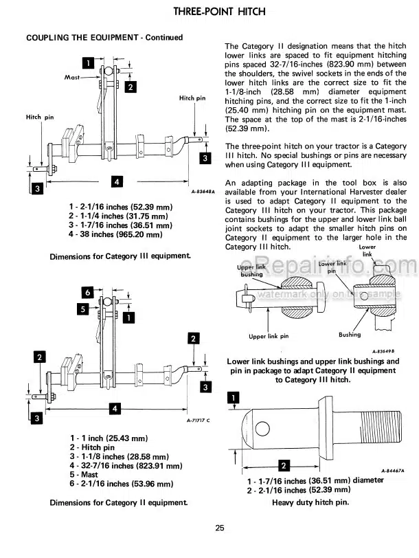 Photo 4 - International 4186 Operators Manual Tractor
