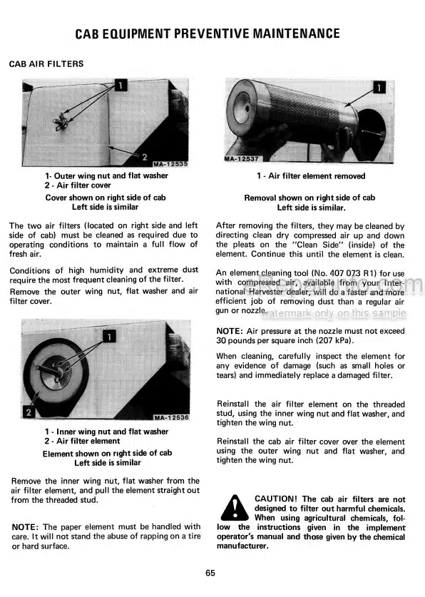 Photo 6 - International 4366 Operators Manual Tractor