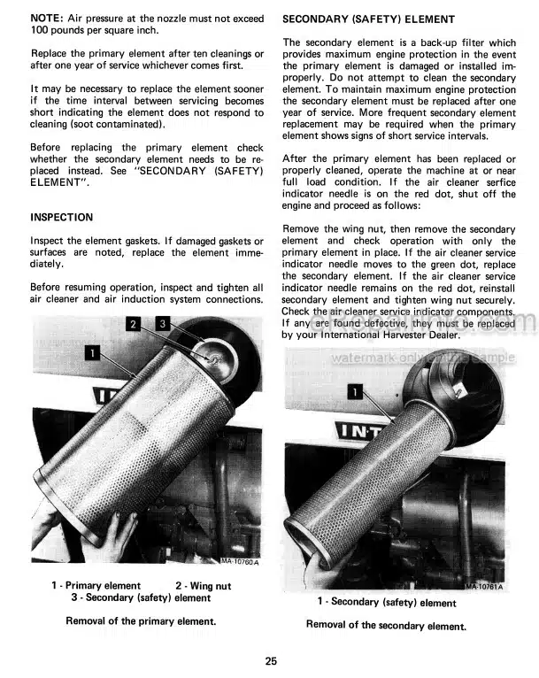 Photo 11 - International 4568 Operators Manual Tractor