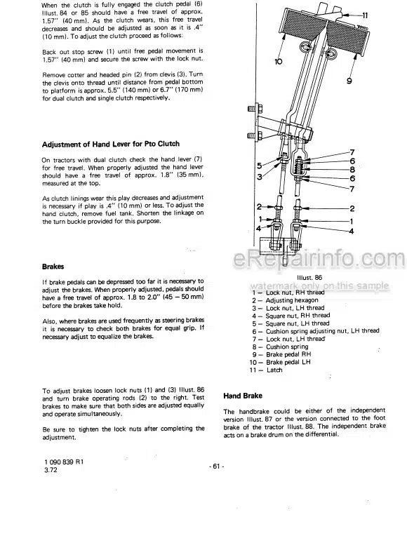 Photo 4 - International 553 654 724 824 Operators Manual Diesel Tractor