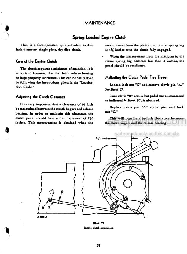 Photo 4 - International 650 Operators Manual Tractor